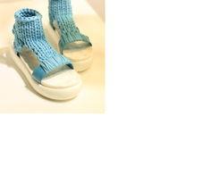 毛线凉鞋成人款图片视频,时尚成人款凉鞋图鉴与制作教程