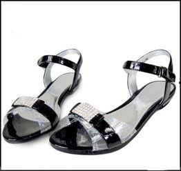 毛线凉鞋成人款图片视频,时尚成人款凉鞋图鉴与制作教程