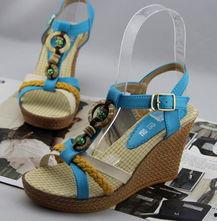 毛线凉鞋成人款图片视频,时尚成人款凉鞋图鉴与制作教程