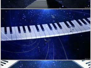 成人弹钢琴唯美视频素材